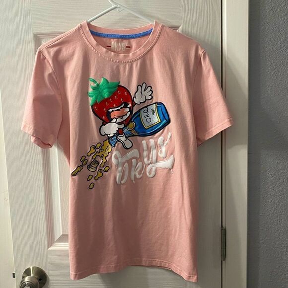 BKYS STRAWBERRY CHAMPAGNE TEE (LIGHT ROSE) small - Picture 7 of 7